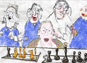 Chessboard Spectators